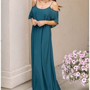 Bohme maxi dress // color peacock